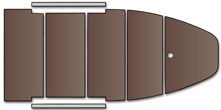 Kolibri Profi Motor Boat 300 - Plywood floorboard with stringers