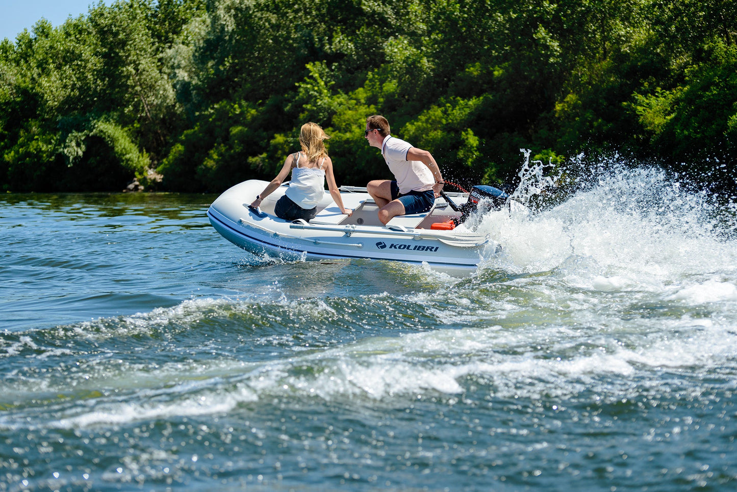 Kolibri DXL Premium Inflatable Air Deck Boat 300
